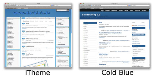 Wordpress Themes auf davidak.de
