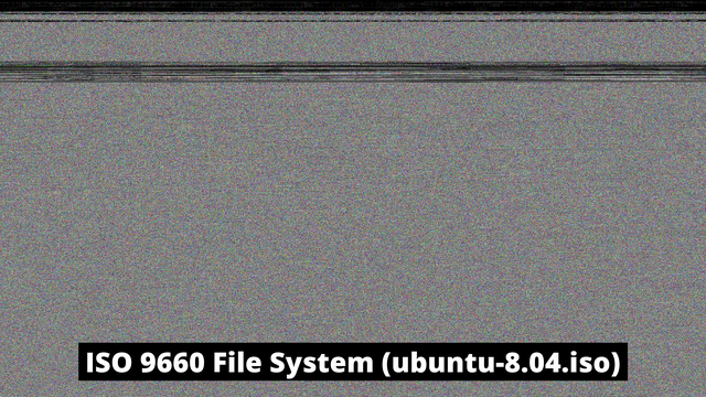 Visualisierung ISO 9660 (CD) Dateisystem