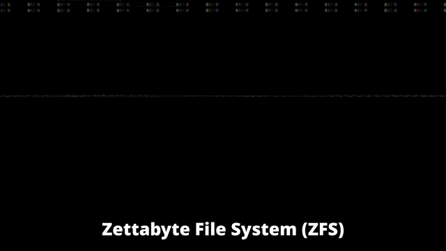 Visualisierung Zettabyte File System (ZFS)